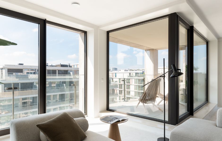 The Cube aan het ij Eefje voogd makelaardij Penthouse Amstederdam overhoeks